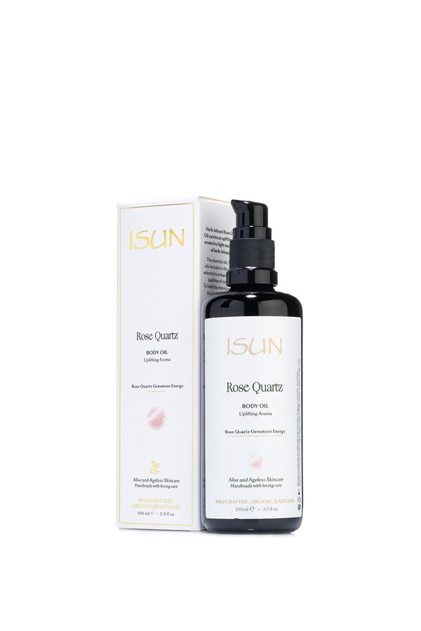 ISUN Rose Quartz Body &amp; Massage Oil
